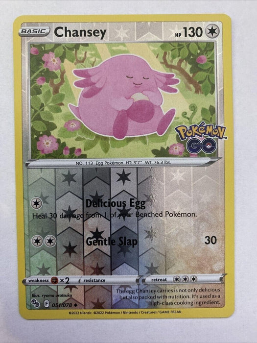 Pokemon Chansey 051/078 Pokemon GO Normal - Eterna Cards