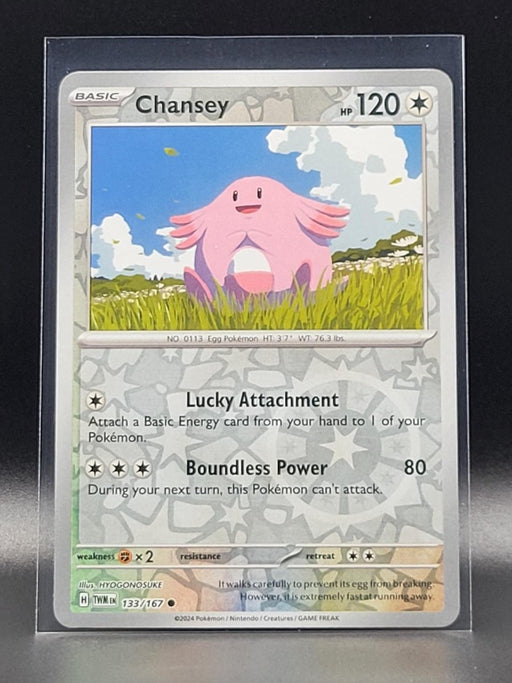 Pokemon Chansey - 133/167 SV06: Twilight Masquerade Normal - Eterna Cards