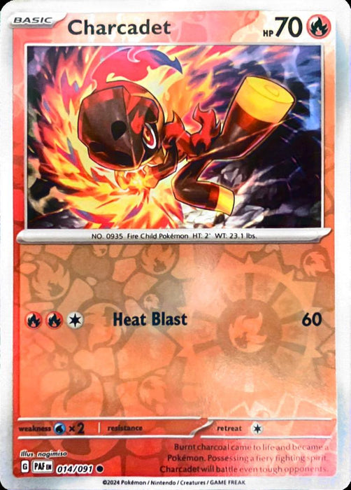 Pokemon Charcadet - 014/091 SV: Paldean Fates Normal - Eterna Cards