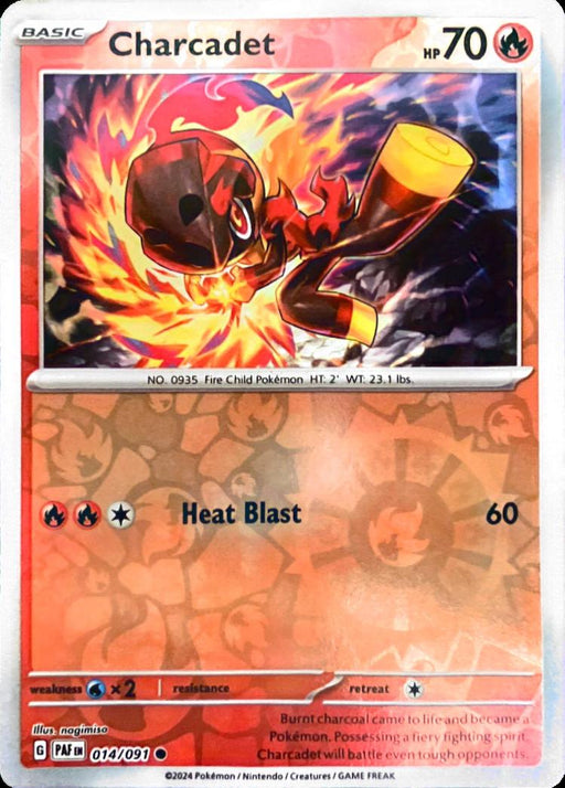Pokemon Charcadet - 014/091 SV: Paldean Fates Normal - Eterna Cards