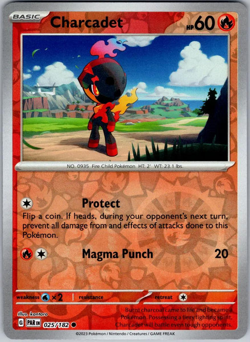 Pokemon Charcadet - 025/182 SV04: Paradox Rift Normal - Eterna Cards