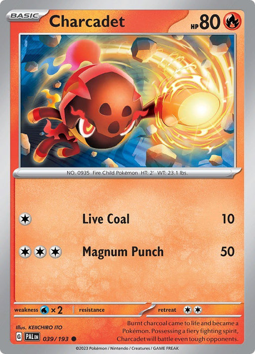 Pokemon Charcadet - 039/193 039/193 SV02: Paldea Evolved Normal - EternaCards