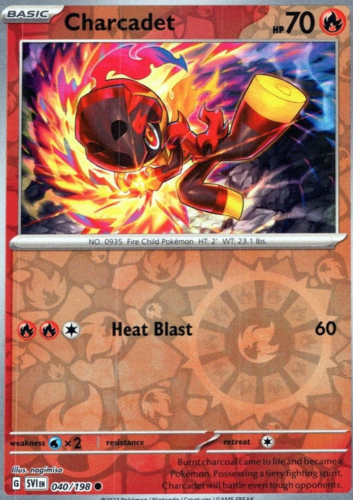 Pokemon Charcadet - 040/198 SV01: Scarlet & Violet Base Set Normal - Eterna Cards