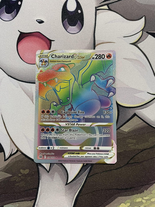 Pokemon - Charizard VSTAR 174/172 - Brilliant Stars - Rainbow Secret Rare - EternaCards