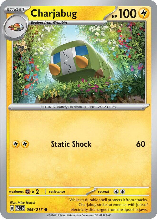 Pokemon Charjabug 065/217 ME: Ascended Heroes Normal - EternaCards