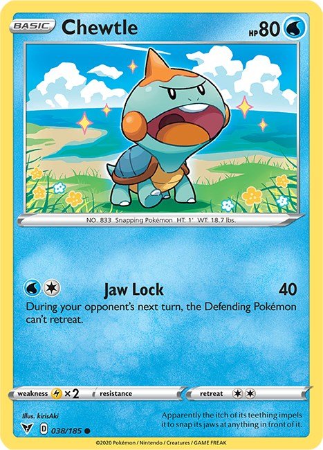 Pokemon Chewtle 038/185 SWSH04: Vivid Voltage Normal - EternaCards