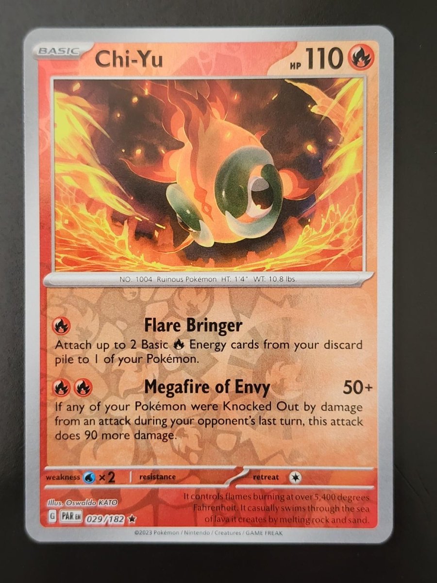 Pokemon Chi-Yu 029/182 SV04: Paradox Rift Holo