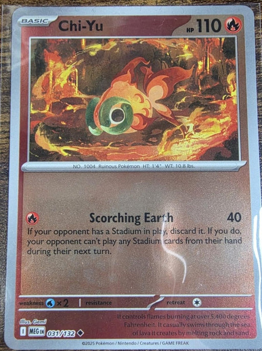Pokemon Chi-Yu 031/132 ME01: Mega Evolution Normal - Eterna Cards