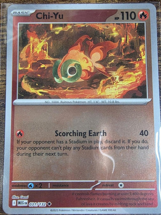 Pokemon Chi-Yu 031/132 ME01: Mega Evolution Normal - Eterna Cards