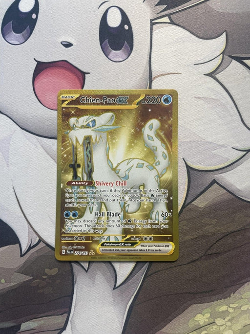 Pokemon - Chien - Pao EX 261/193 - Paldea Evolved - Gold Hyper Rare - EternaCards