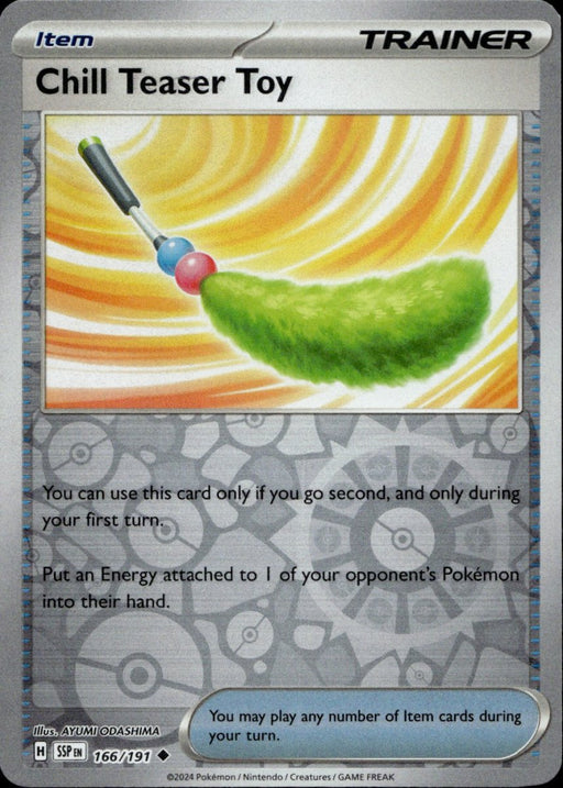 Pokemon Chill Teaser Toy 166/191 SV08: Surging Sparks Reverse Holo - Eterna Cards