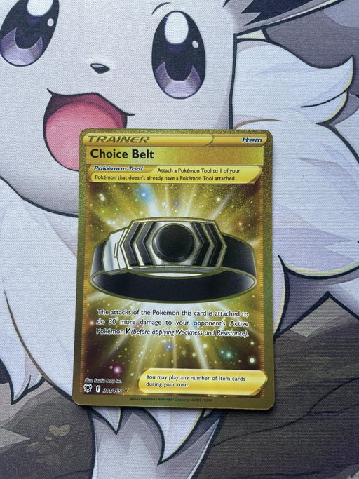 Pokemon - Choice Belt 211/189 - Astral Radiance - Gold Secret Rare - EternaCards