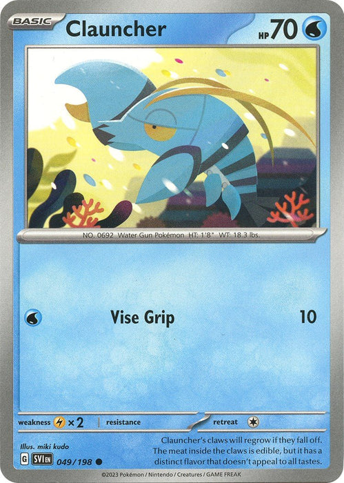 Pokemon Clauncher - 049/198 049/198 SV01: Scarlet & Violet Base Set Reverse Holo - EternaCards