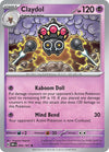 Pokemon Claydol 095/197 SV03: Obsidian Flames Holo