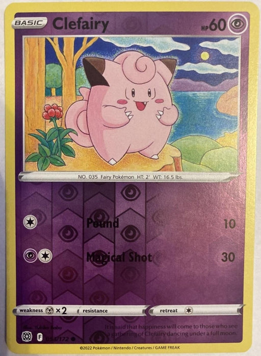Pokemon Clefairy 053/172 SWSH09: Brilliant Stars Normal - Eterna Cards