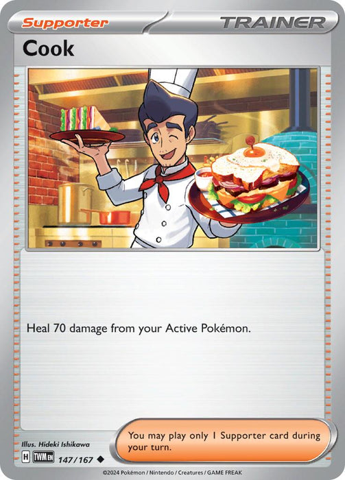 Pokemon Cook 147/167 SV06: Twilight Masquerade Reverse Holo - EternaCards