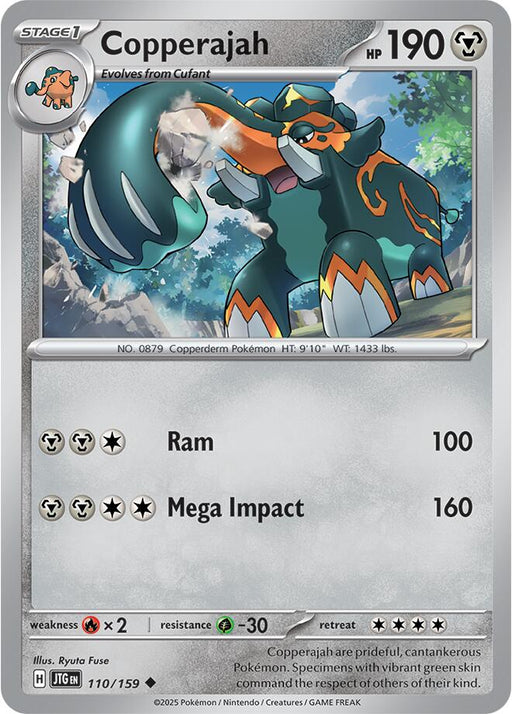 Pokemon Copperajah 110/159 SV09: Journey Together Normal - Eterna Cards