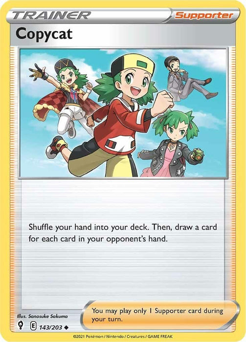 Pokemon Copycat 143/203 SWSH07: Evolving Skies Reverse Holo - EternaCards