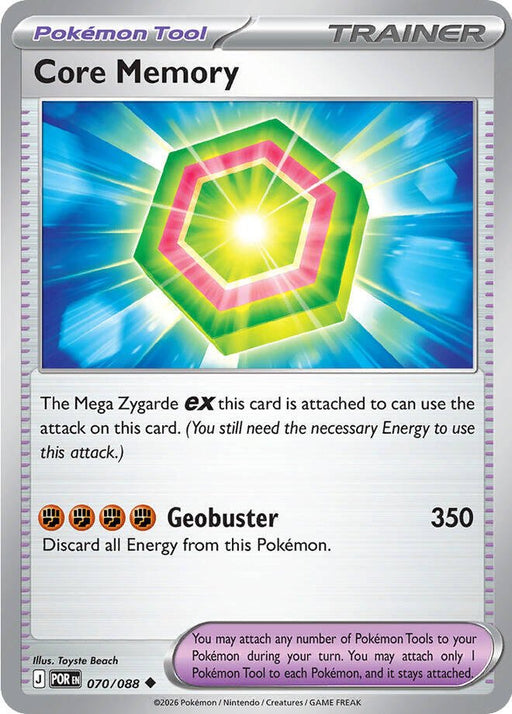 Pokemon Core Memory 070/088 ME03: Perfect Order Reverse Holo - EternaCards