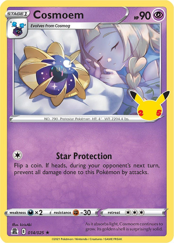 Pokemon Cosmoem 014/025 Celebrations Holo