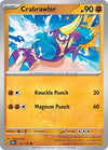 Pokemon Crabrawler 114/197 SV03: Obsidian Flames Reverse Holo