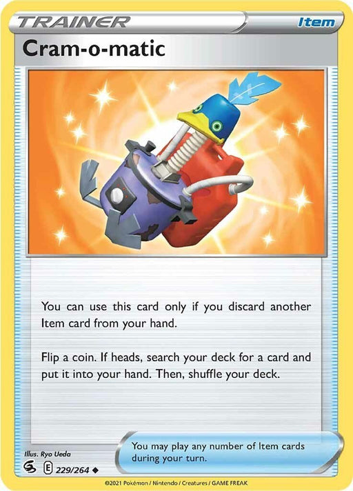 Pokemon Cram-o-matic 229/264 SWSH08: Fusion Strike Reverse Holo - EternaCards