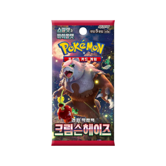 Pokemon Crimson Haze Korean Booster Pack (SV5a) - EternaCards
