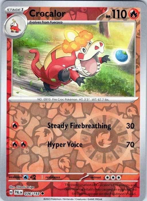 Pokemon Crocalor - 036/193 SV02: Paldea Evolved Normal - Eterna Cards