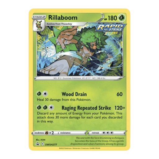 Pokemon Crown Zenith Pin Collection - Rillaboom - EternaCards