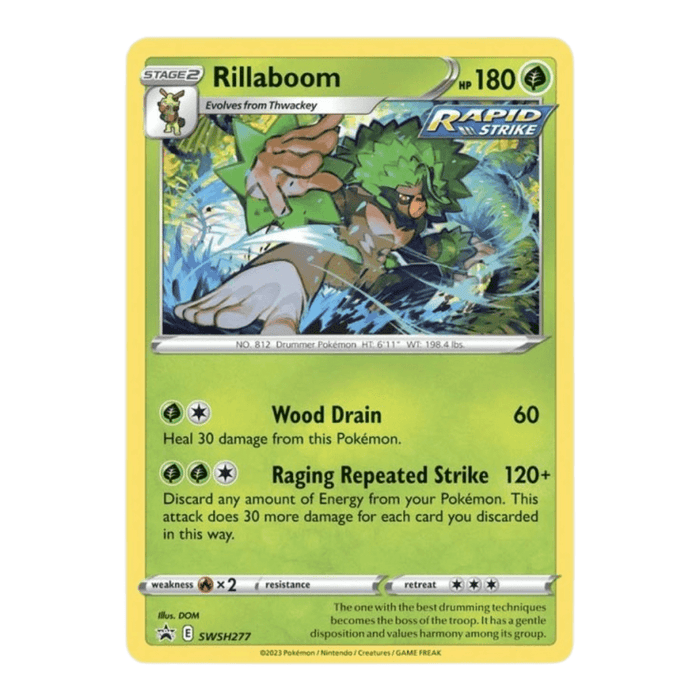 Pokemon Crown Zenith Pin Collection - Rillaboom - EternaCards