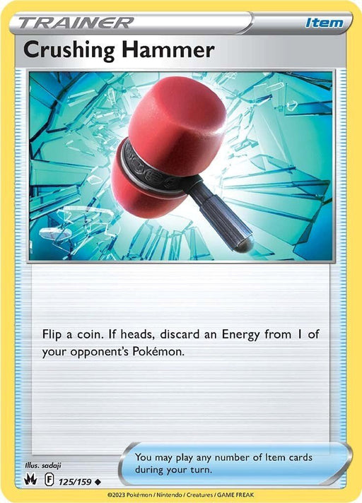 Pokemon Crushing Hammer 125/159 SWSH: Crown Zenith Reverse Holo - EternaCards