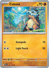 Pokemon Cubone 076/159 SV09: Journey Together Normal