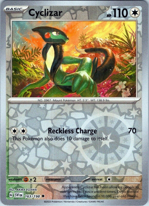 Pokemon Cyclizar - 163/198 SV01: Scarlet & Violet Base Set Normal - Eterna Cards