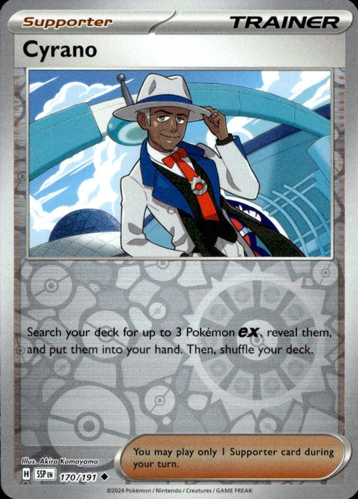 Pokemon Cyrano - 170/191 SV08: Surging Sparks Reverse Holo - Eterna Cards