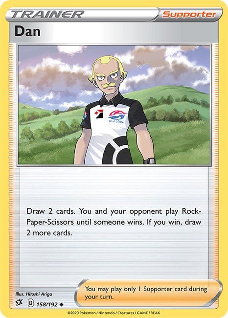 Pokemon Dan 158/192 SWSH02: Rebel Clash Reverse Holo - EternaCards