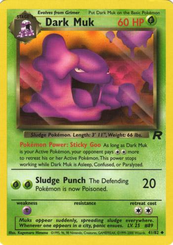 Pokemon Dark Muk 41/82 Team Rocket Unlimited - Eterna Cards