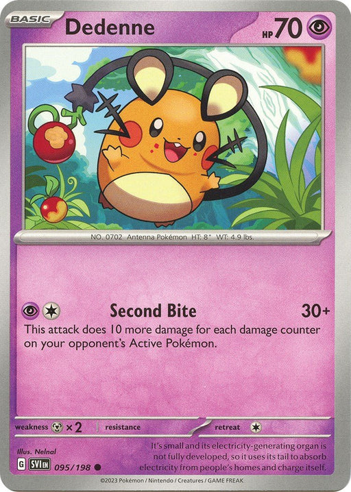 Pokemon Dedenne - 095/198 095/198 SV01: Scarlet & Violet Base Set Normal - EternaCards