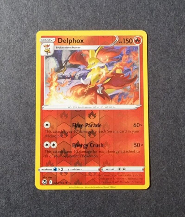 Pokemon Delphox 027/195 SWSH12: Silver Tempest Normal - Eterna Cards