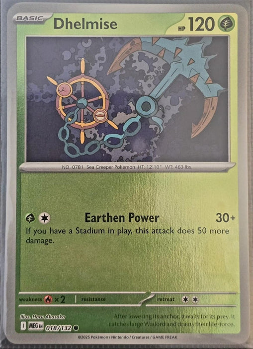 Pokemon Dhelmise 018/132 ME01: Mega Evolution Normal - Eterna Cards