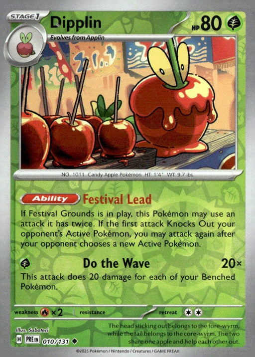 Pokemon Dipplin 010/131 SV: Prismatic Evolutions Normal - Eterna Cards
