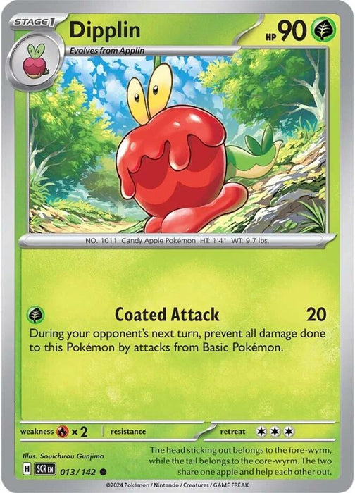 Pokemon Dipplin 013/142 SV07: Stellar Crown Normal - EternaCards