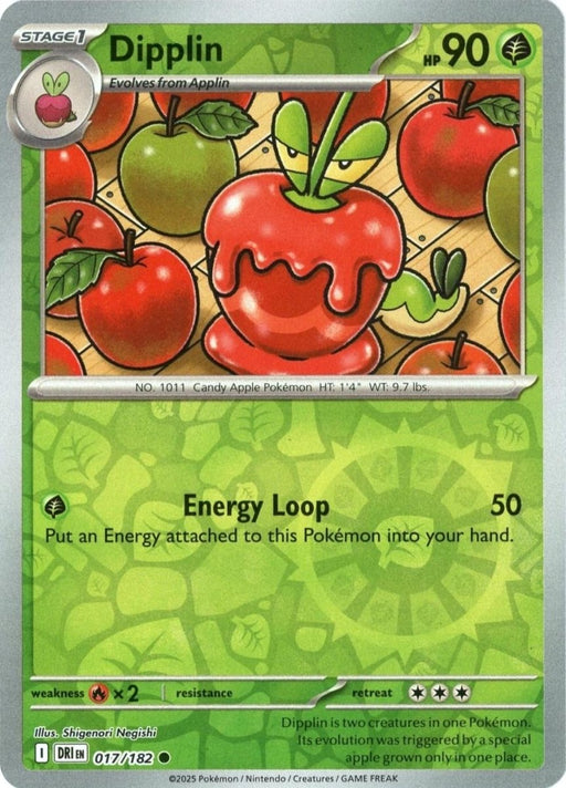 Pokemon Dipplin 017/182 SV10: Destined Rivals Normal - Eterna Cards