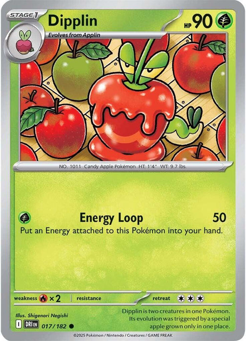 Pokemon Dipplin 017/182 SV10: Destined Rivals Reverse Holo - EternaCards
