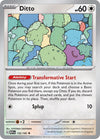 Pokemon Ditto 132/165 SV: Scarlet & Violet 151 Holo
