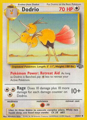 Pokemon Dodrio 34/64 Jungle Unlimited - Eterna Cards