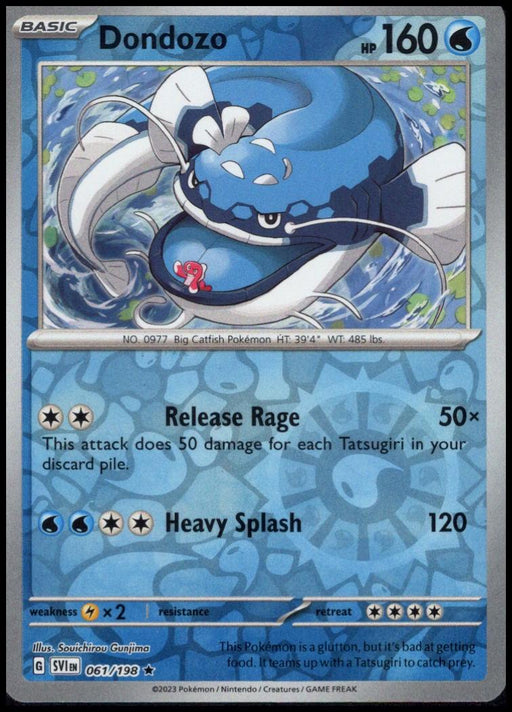 Pokemon Dondozo - 061/198 SV01: Scarlet & Violet Base Set Holo - Eterna Cards