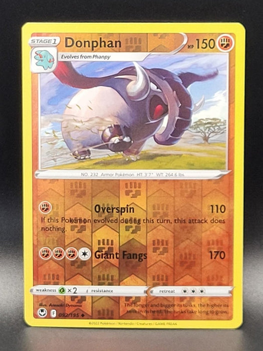 Pokemon Donphan 092/195 SWSH12: Silver Tempest Normal - Eterna Cards