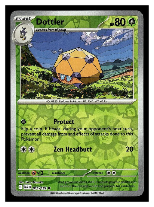 Pokemon Dottler - 011/182 SV04: Paradox Rift Normal - Eterna Cards