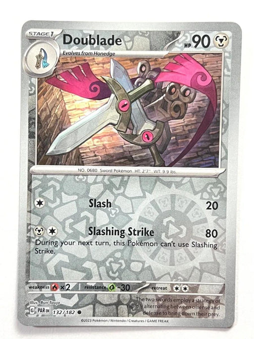 Pokemon Doublade - 132/182 SV04: Paradox Rift Normal - Eterna Cards