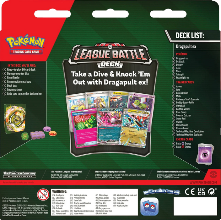 Pokemon Dragapult ex League Battle Deck - EternaCards